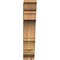 Ekena Millwork Balboa Traditional Rough Sawn Bracket, Western Red Cedar, 4"W x 16"D x 20"H BKT04X16X20BOA01RWR - alternate 2